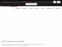 Tablet Screenshot of friseur-grell.de
